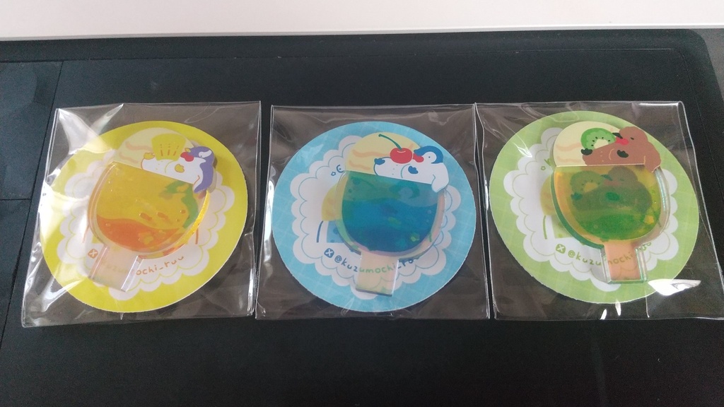 各ラスワン!ペンヒナクリームソーダ両面ミニアクスタ🐧