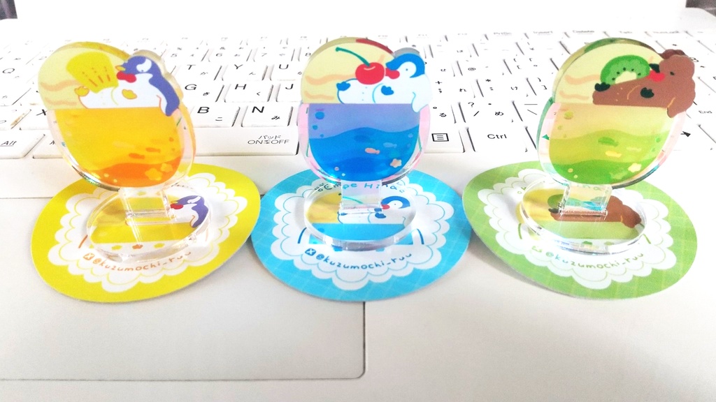 各ラスワン!ペンヒナクリームソーダ両面ミニアクスタ🐧