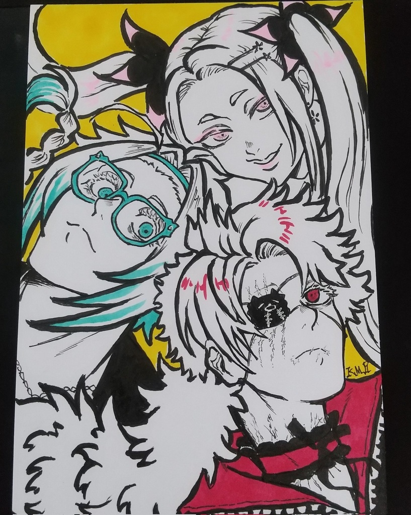 ロウカルダンサーポスカサイズ原画