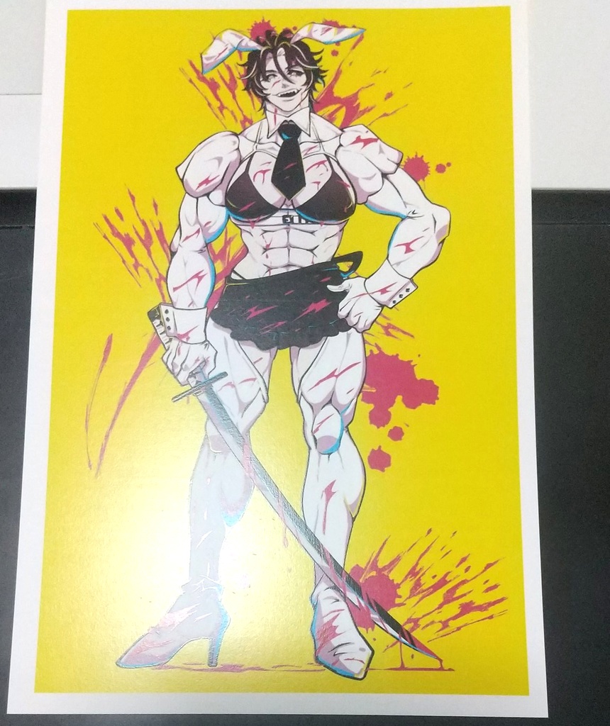 数量限定!デカ筋肉娘ロマンちゃんポスカ・アクスタ