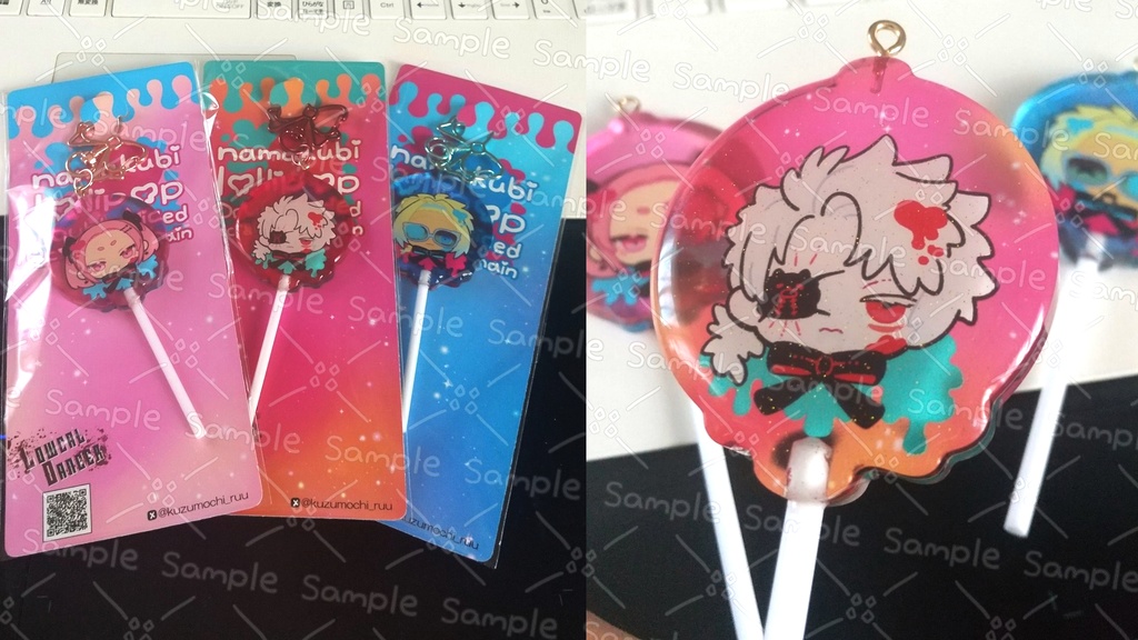 再販未定&数量限定!🍭なまくびロリポップアクキー