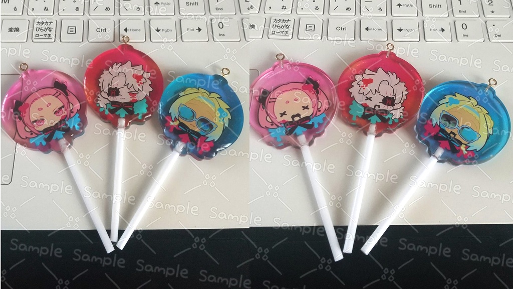 再販未定&数量限定!🍭なまくびロリポップアクキー