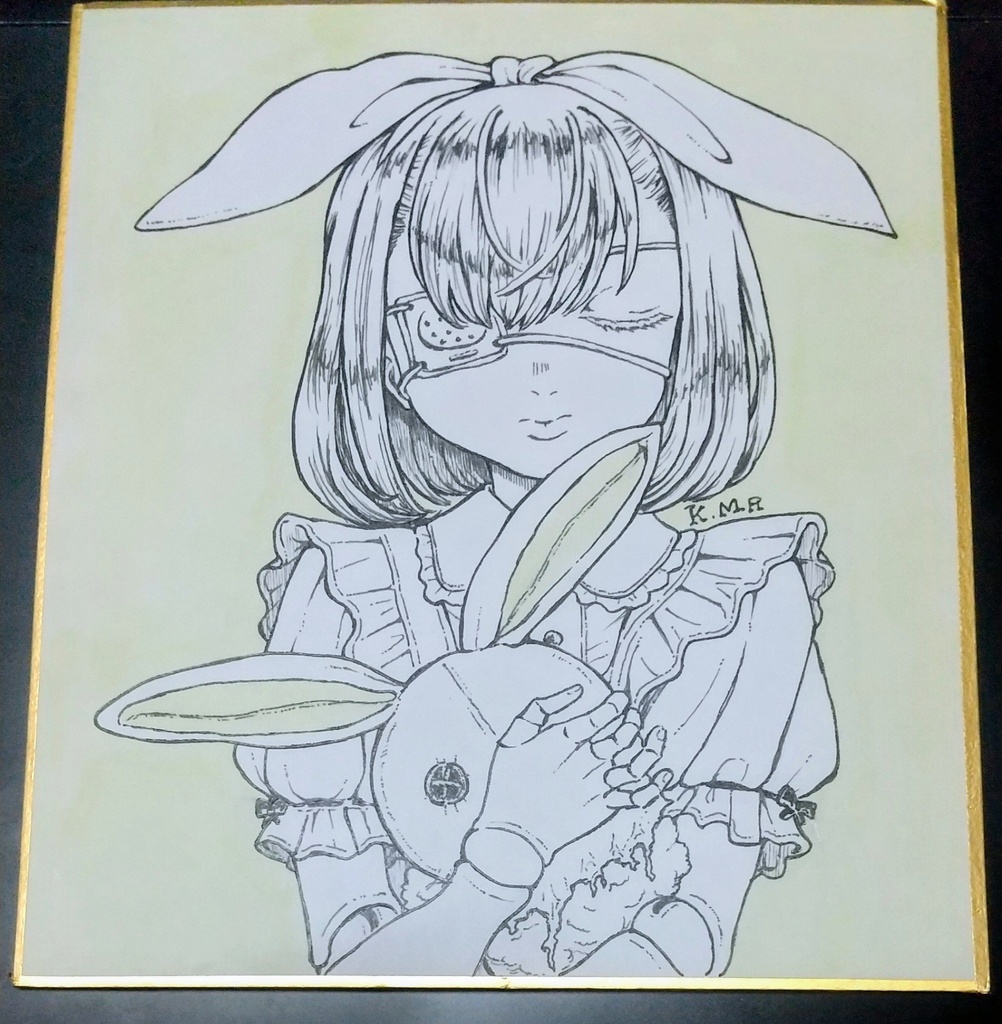 艶惨23新作ミニ色紙原画