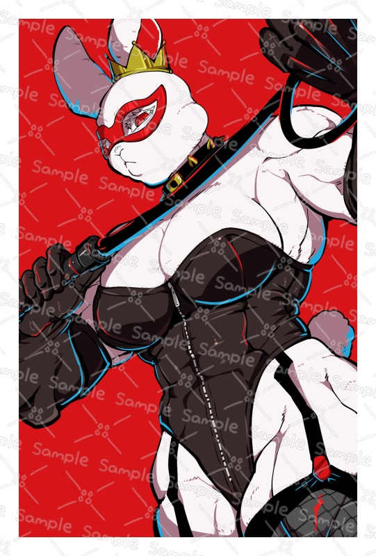 創作🐰クイーンかたはバニーポスカ