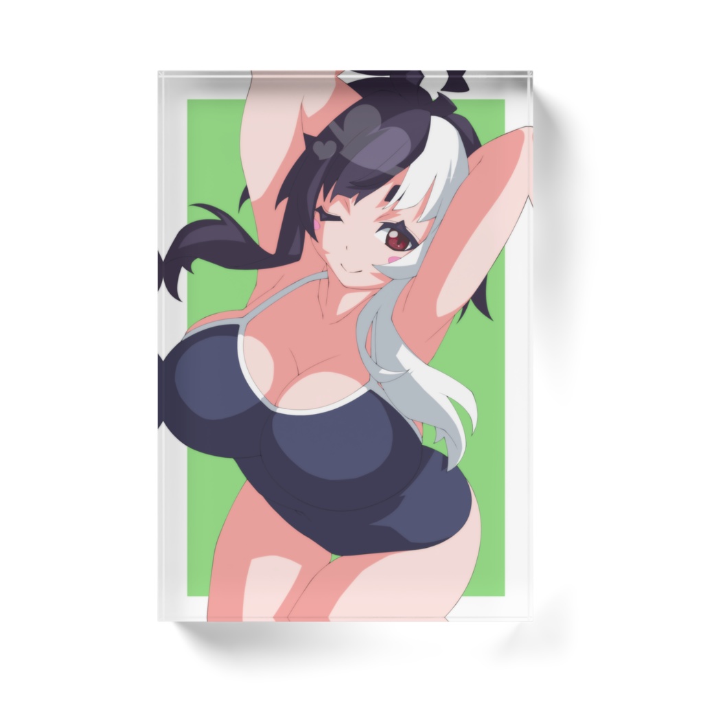 くれにゃん公式アクリルブロック001