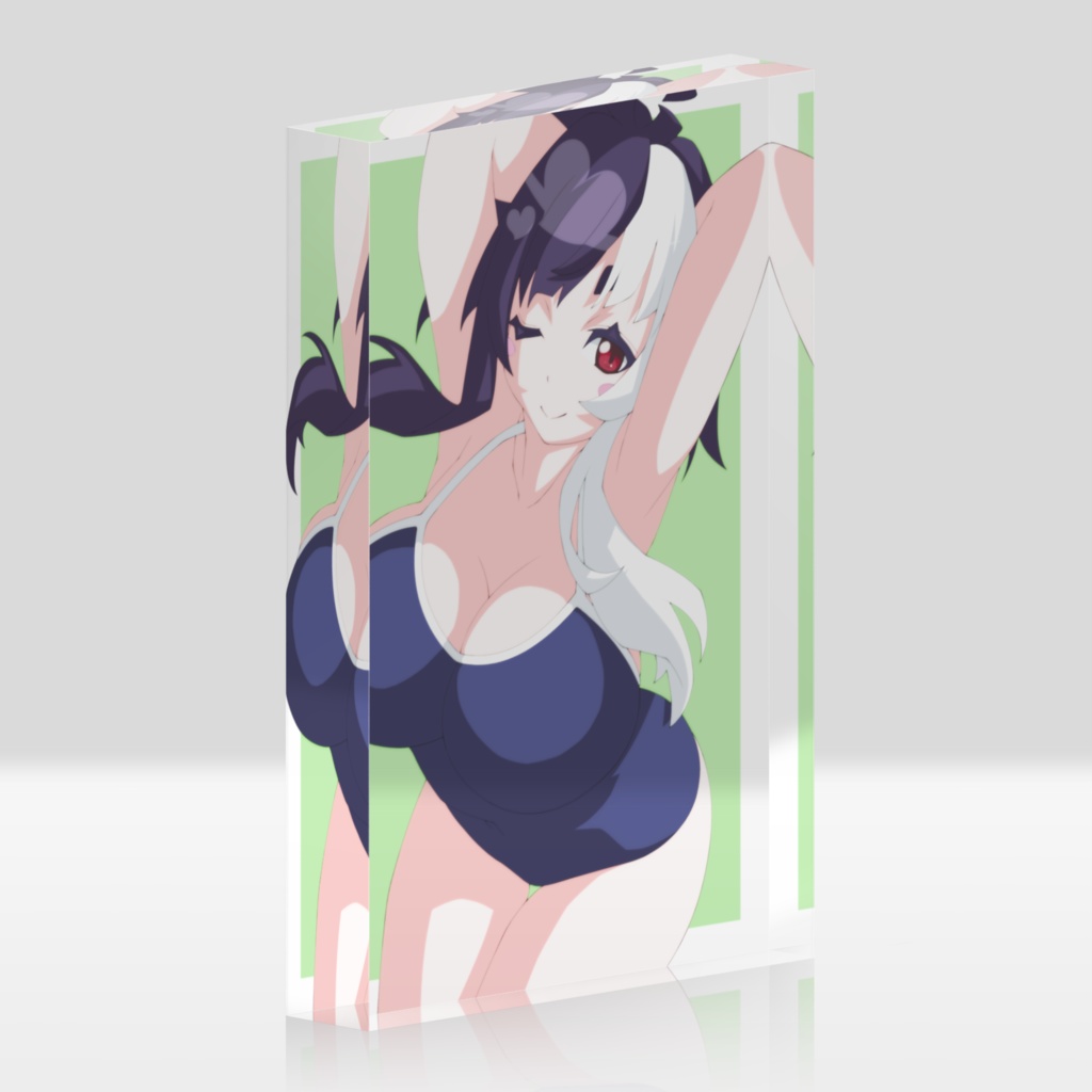 くれにゃん公式アクリルブロック001