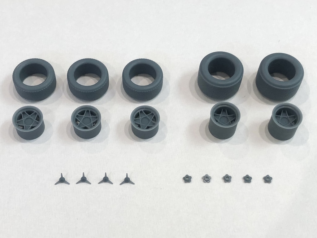 1/43 Ferrari330P4 tire wheel set(for BBR,rotarex) タイヤホイールセット