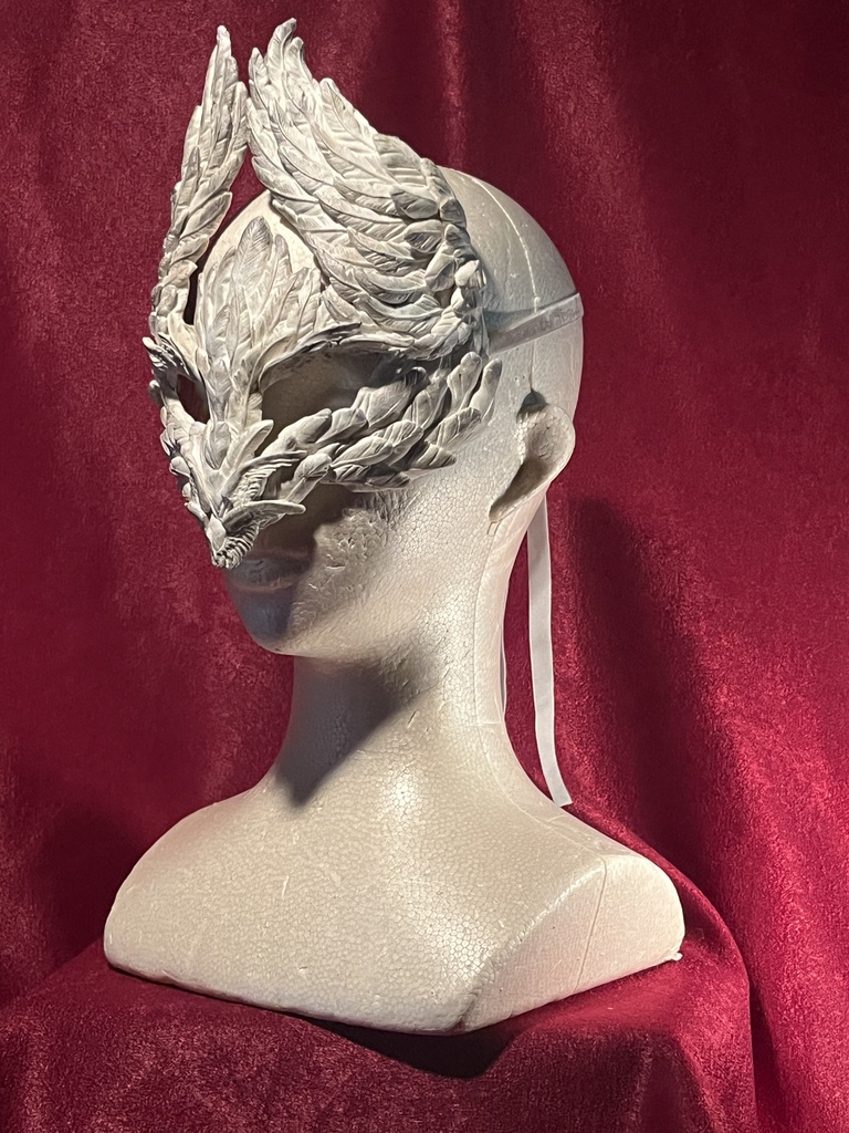 羽根面(モデル・イカロス)・白亜