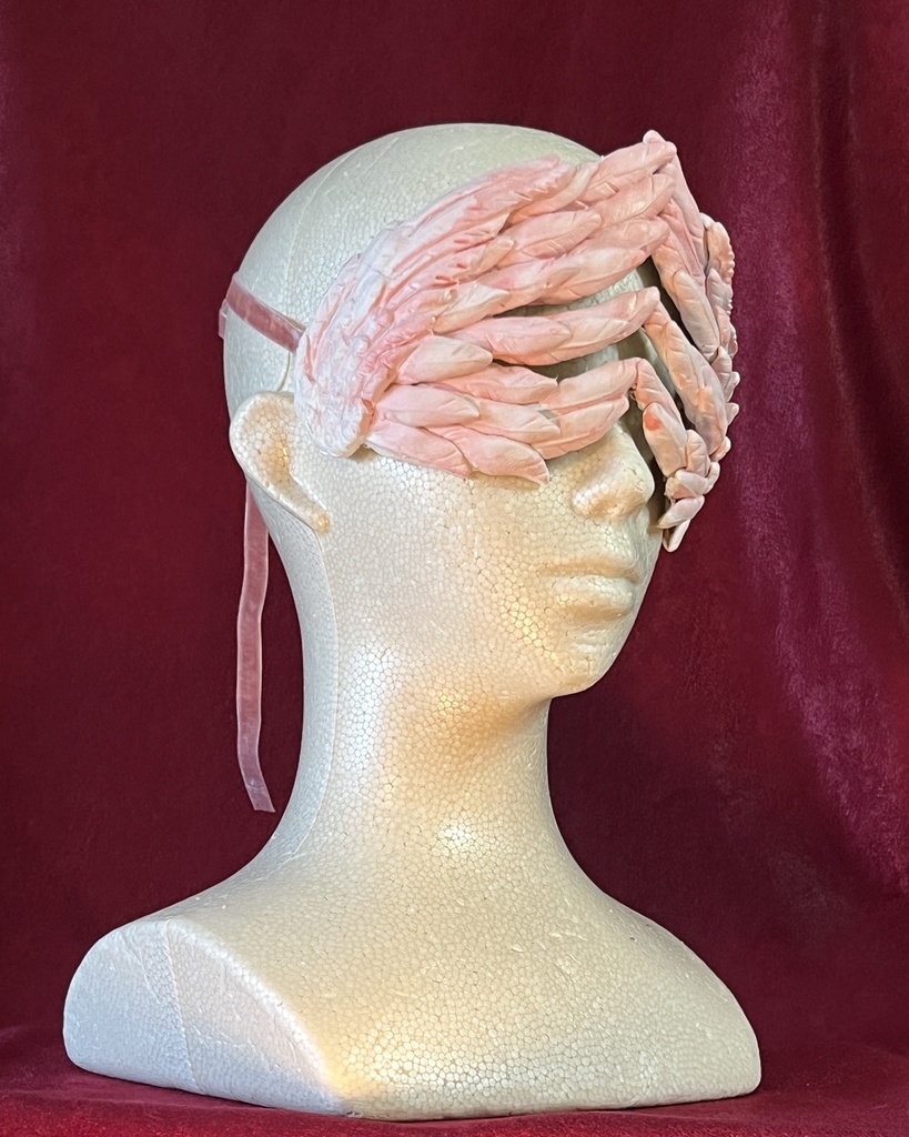 羽根面(モデル・ハルピュイア)桃鶴