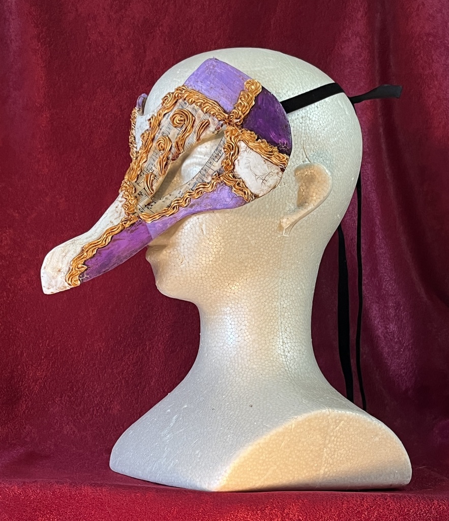 鳥ノ半面・ヴェネツィアン(紫)