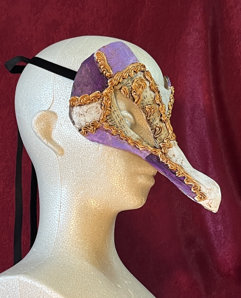 鳥ノ半面・ヴェネツィアン(紫)