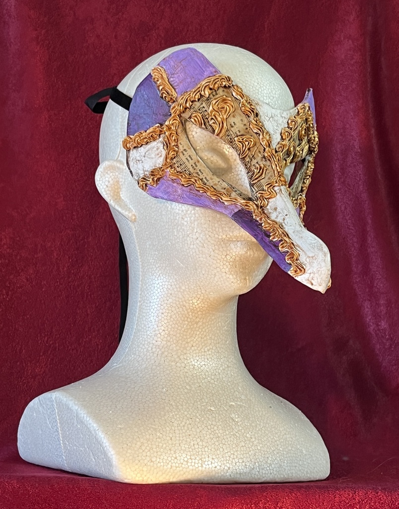 鳥ノ半面・ヴェネツィアン(紫)