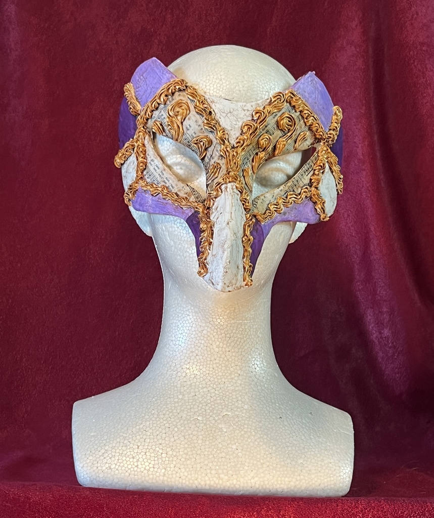 鳥ノ半面・ヴェネツィアン(紫)