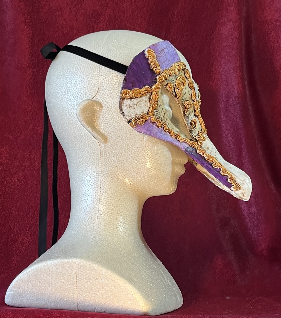 鳥ノ半面・ヴェネツィアン(紫)