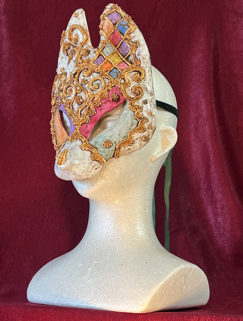 狐半面・ヴェネツィアン(カラフル)