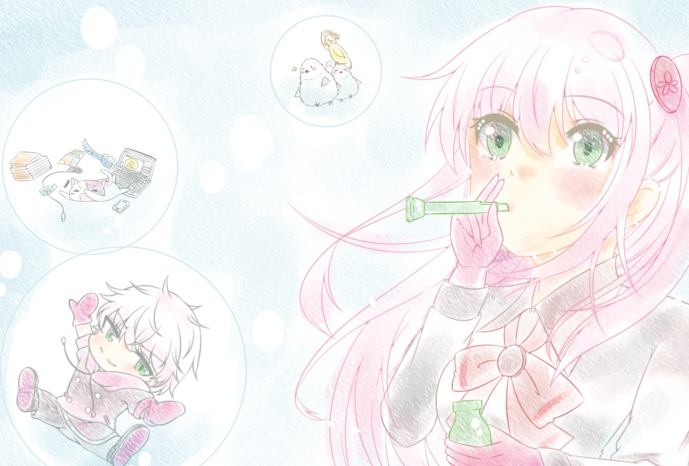 halu factory 集合イラスト