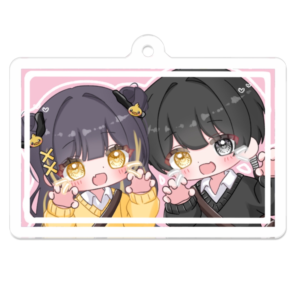 【記念グッズ】ペアSDイラスト アクキー