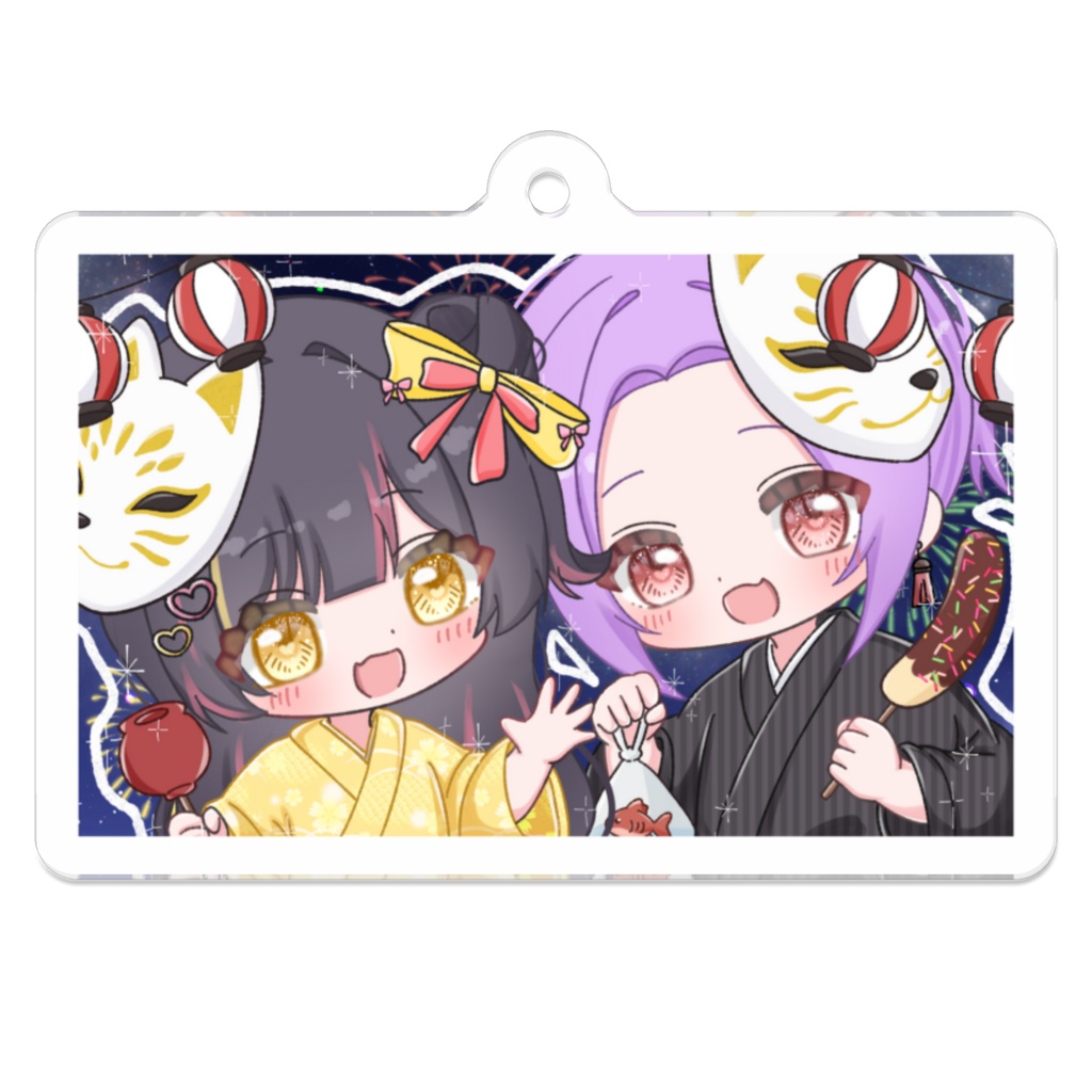 【記念グッズ】ペアSDイラスト アクキー