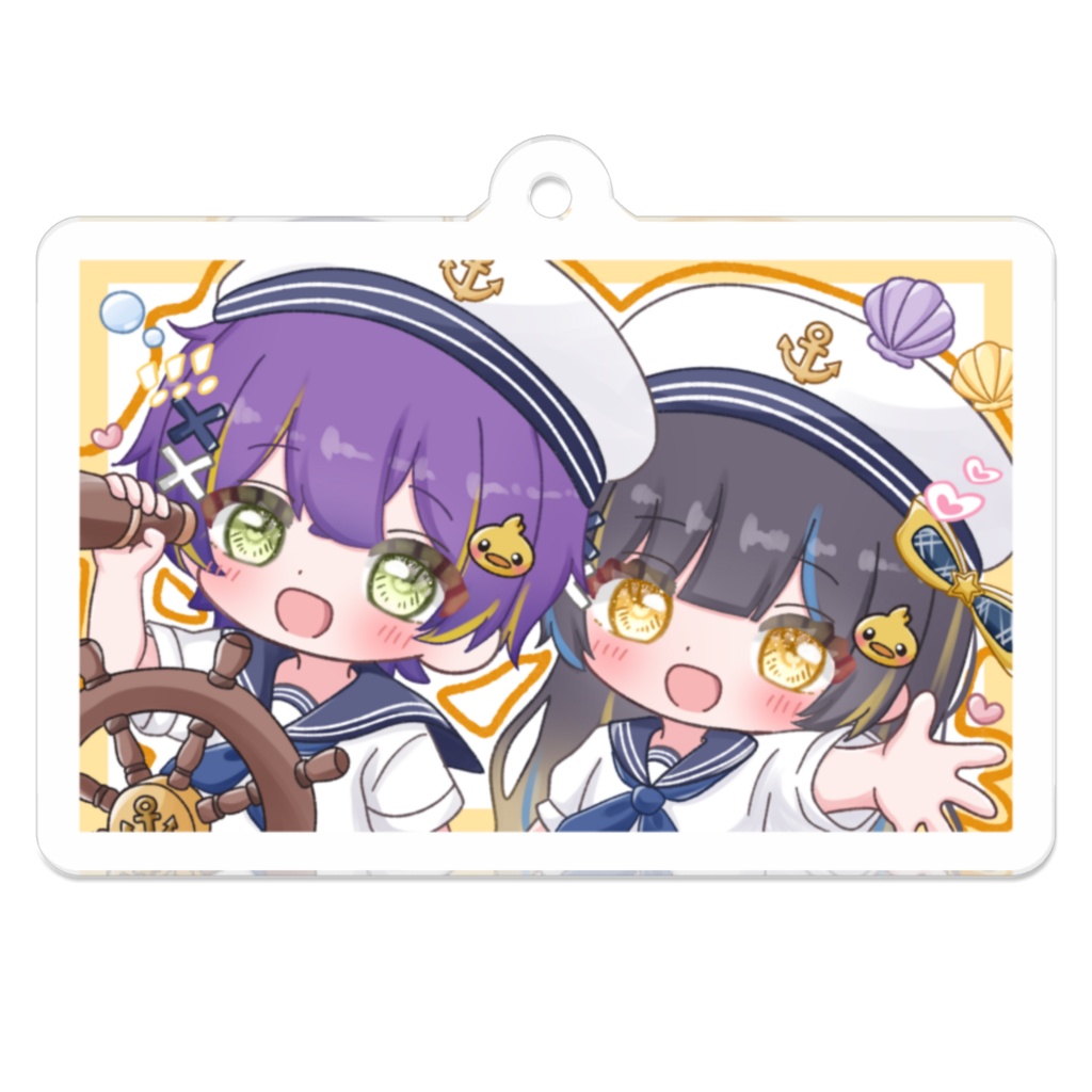 【記念グッズ】ペアSDイラスト アクキー