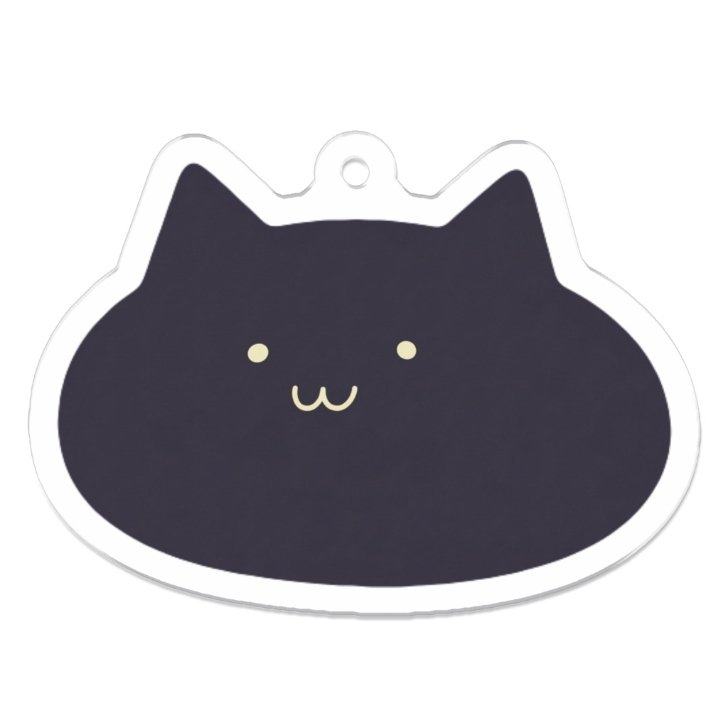 ねこまるアクリルキーホルダー