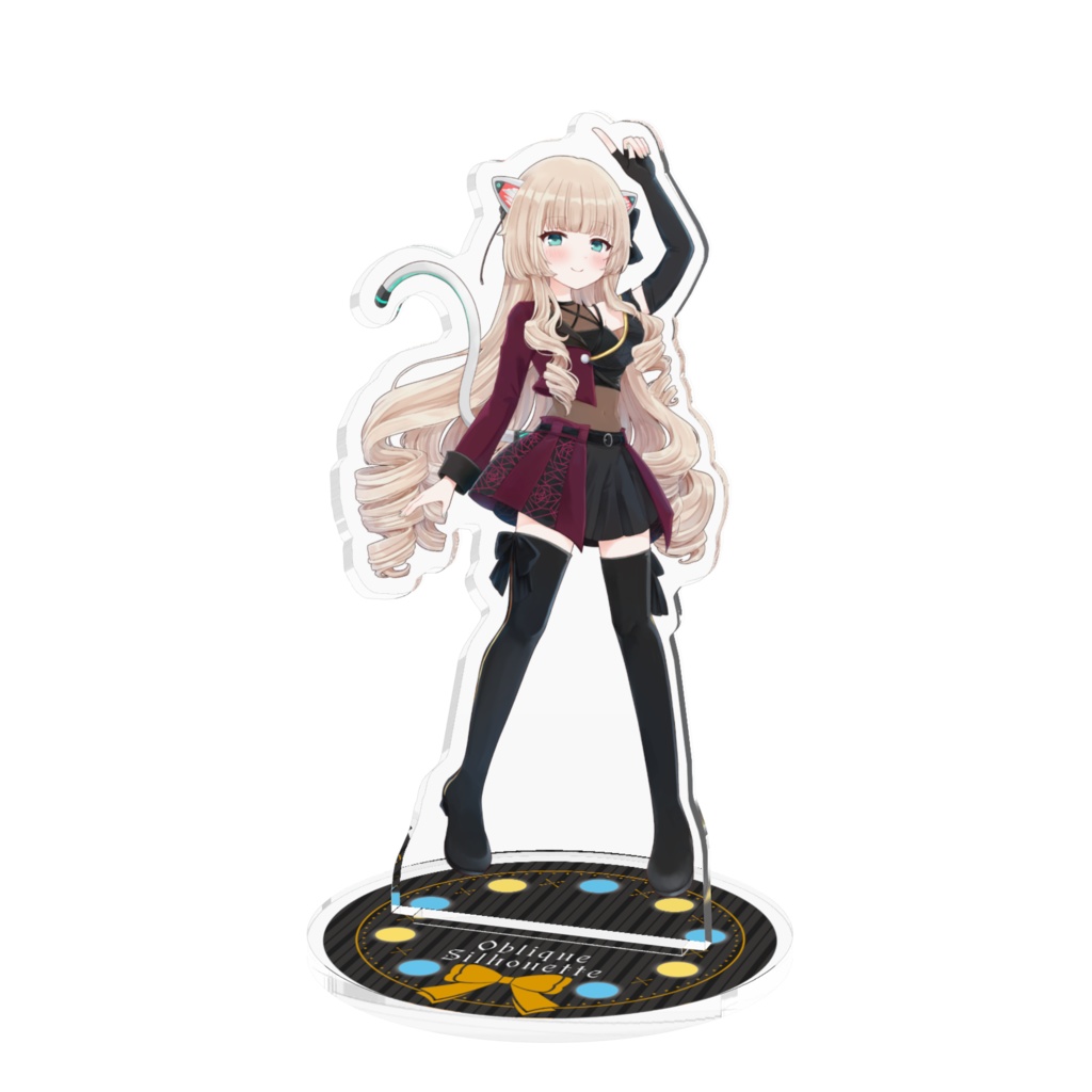 Oblique Silhouette アクリルフィギュア