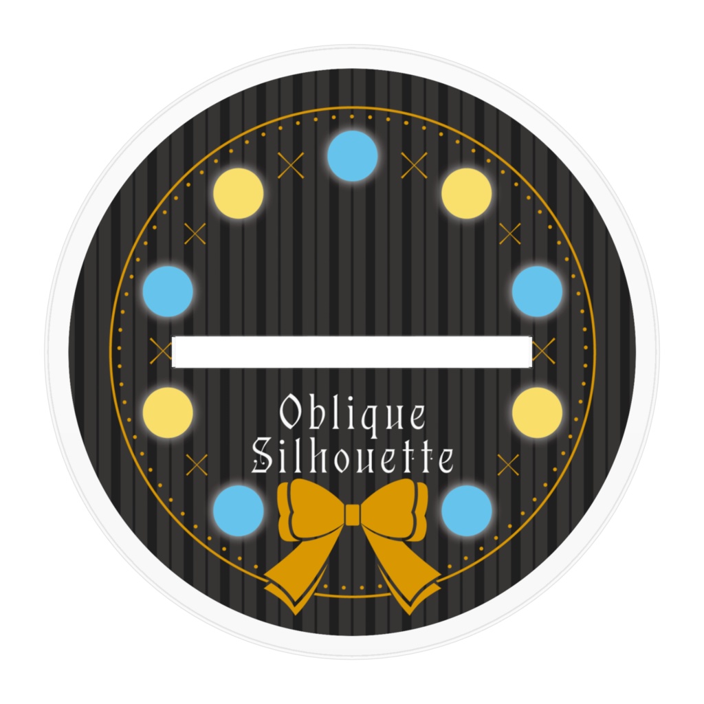 Oblique Silhouette アクリルフィギュア