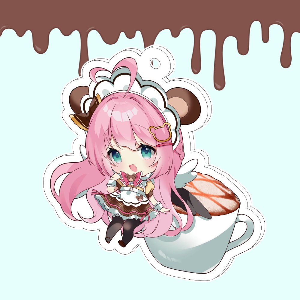 九重える１周年記念&バレンタイン　アクリルキーホルダー