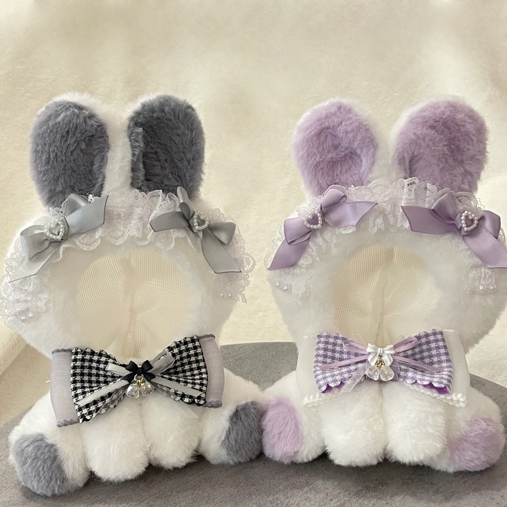 おすわりぬい服　立ち耳うさぎちゃん　13cm