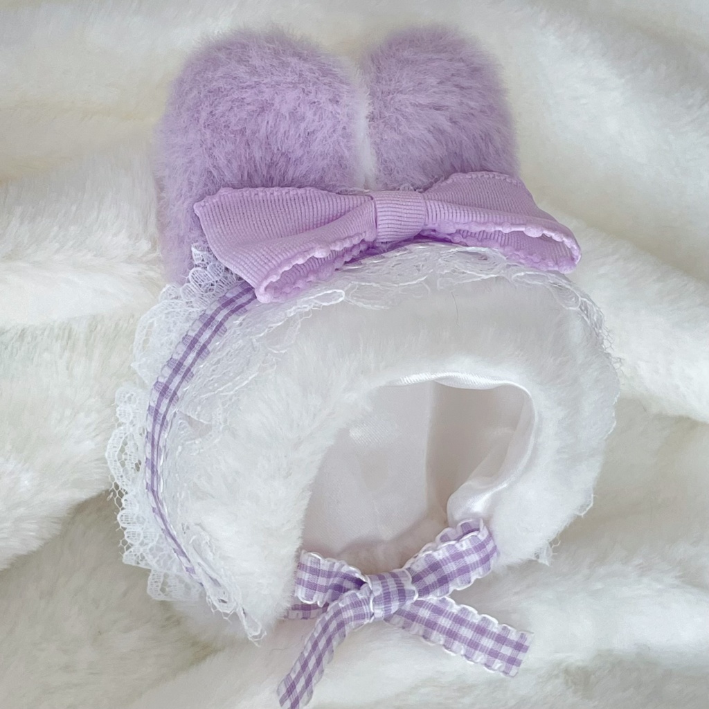 うさぎの被り物 10cmぬい 帽子 ぬい服