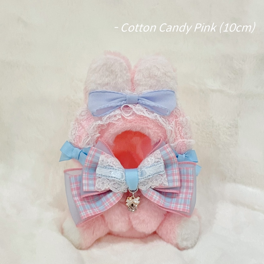10cm Pastel Bunnies🐇🎀💎 おすわりぬい服