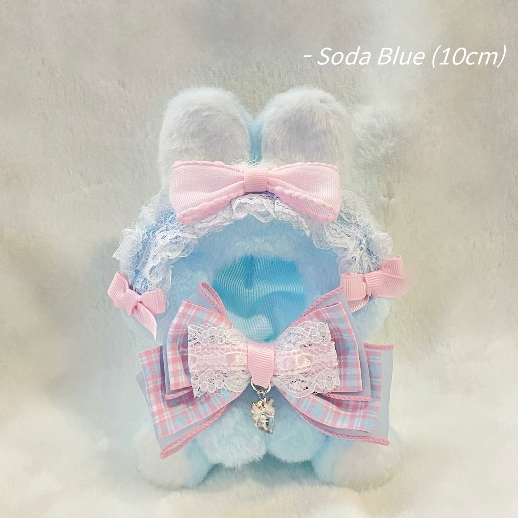 10cm Pastel Bunnies🐇🎀💎 おすわりぬい服