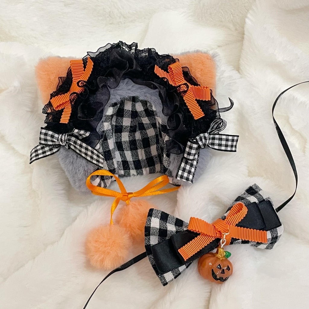 10cm 🧡🎃 Trick Cat Collection 🔮💜 ぬい服 被り物 帽子