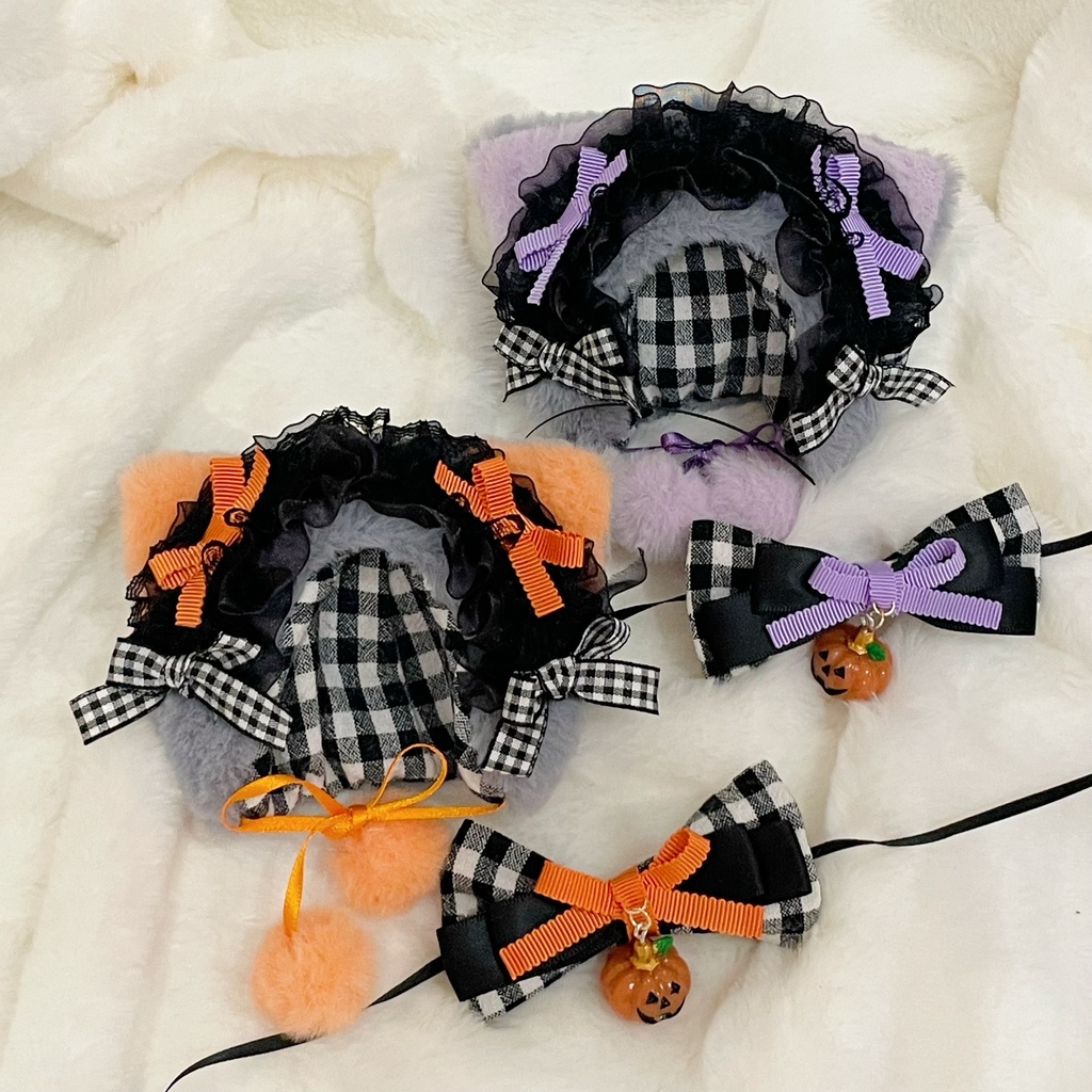 10cm 🧡🎃 Trick Cat Collection 🔮💜 ぬい服　被り物　帽子