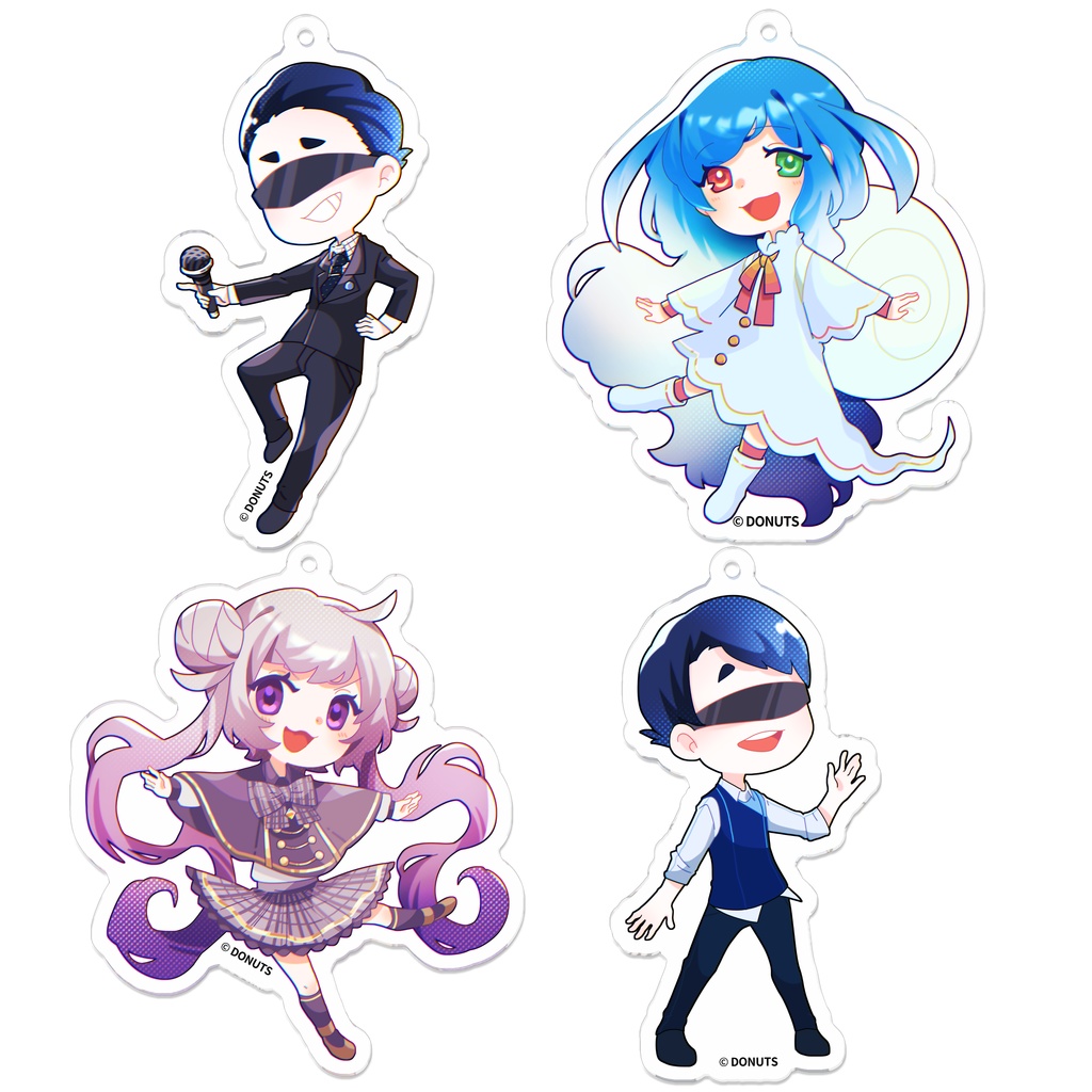 「ちょっとラジオで喋ってみた」 アクリルキーホルダー (全4種)