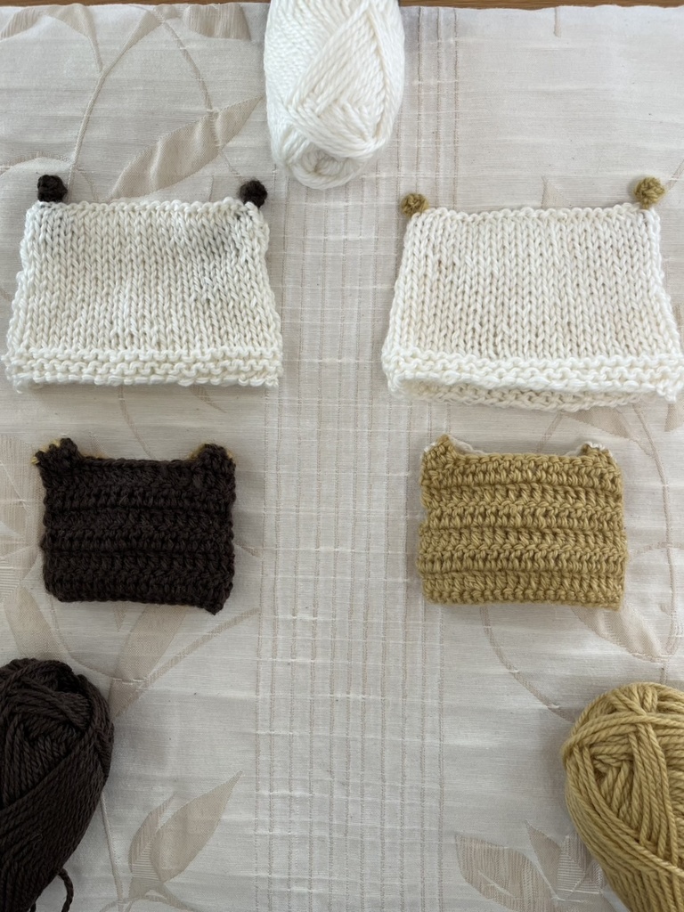 15cmぬい服 あったかガウン&ねこみみニット帽 おうちセット