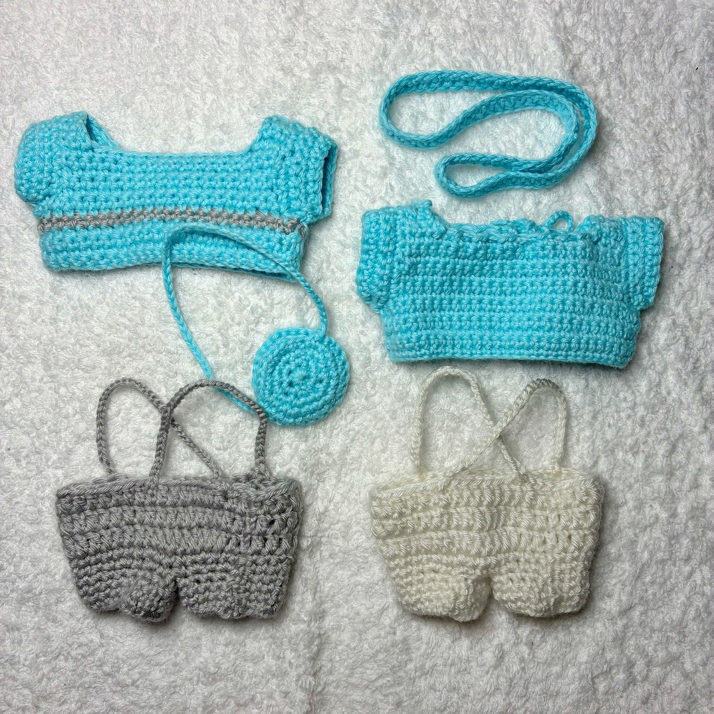 秋冬おしゃれおめかしブルーセット🩵