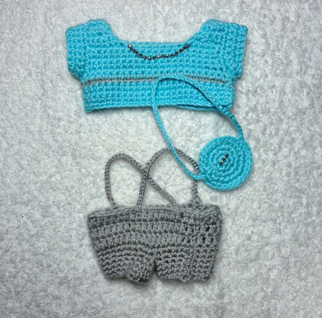 秋冬おしゃれおめかしブルーセット🩵