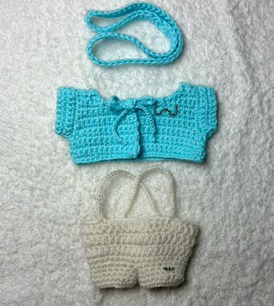 秋冬おしゃれおめかしブルーセット🩵