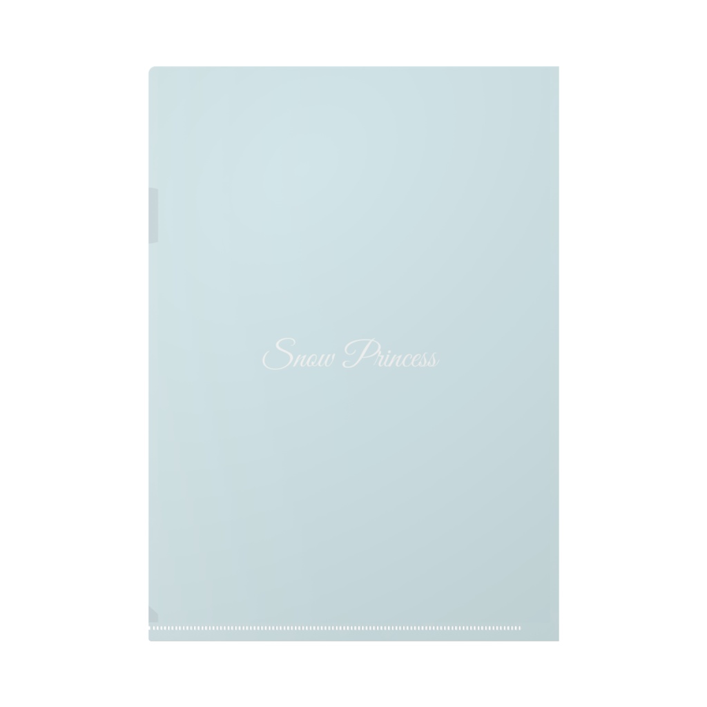 雪の王女クリアファイル