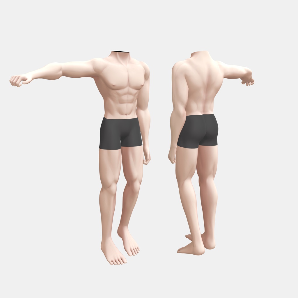 XLBody / VRChat向け男性素体