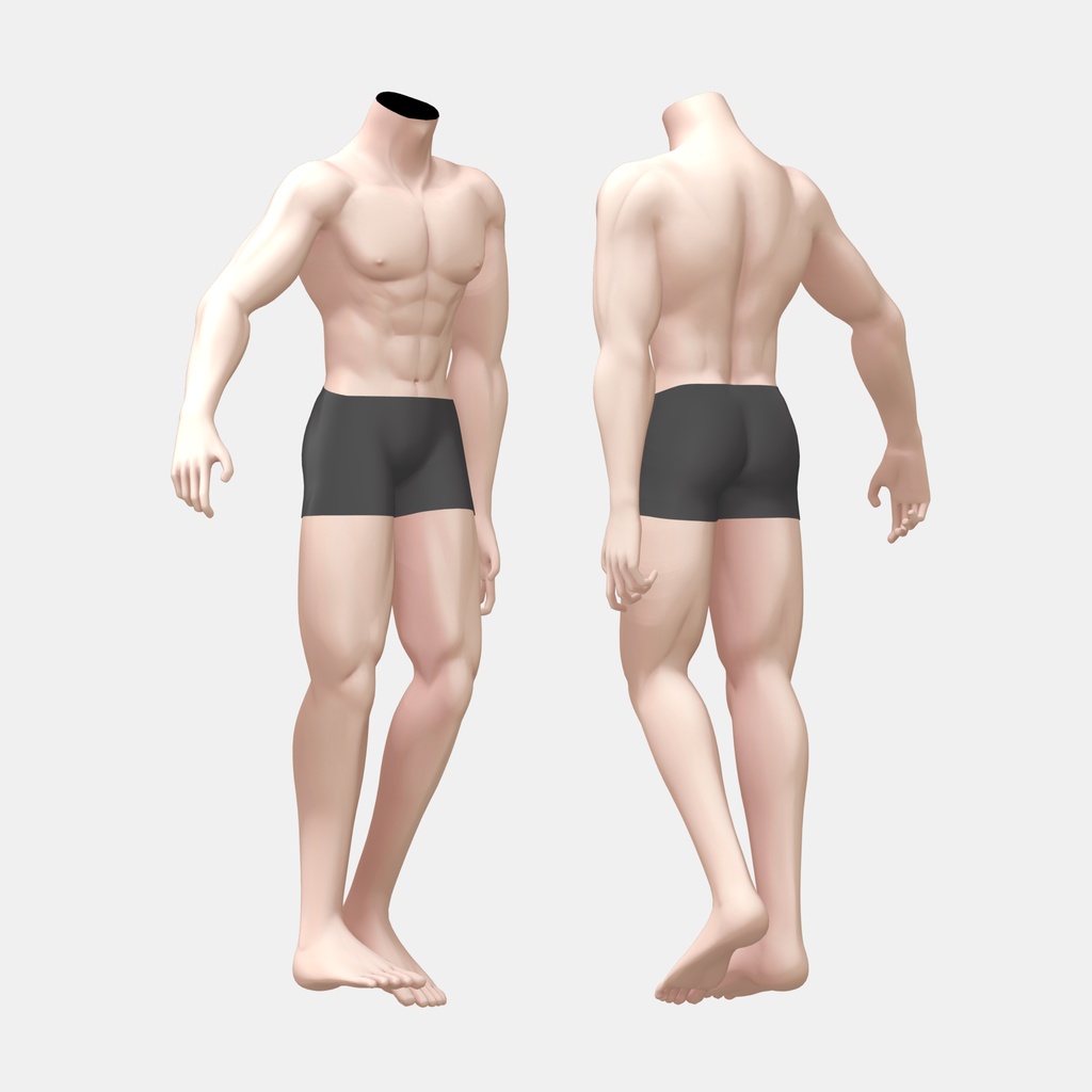 XLBody / VRChat向け男性素体