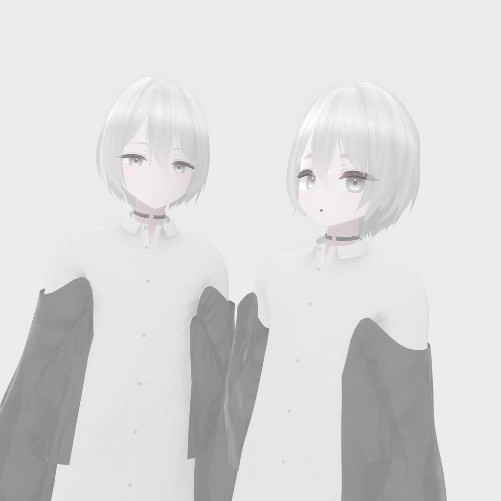 VRChat想定 男の娘アバター 『グレイプニル/Gleipnir』