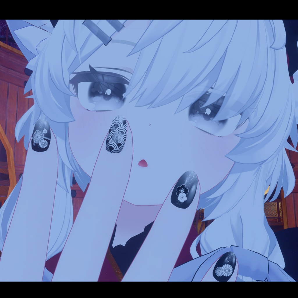 【MDollnail対応】New Year's Nails【無料VRネイルチップ】