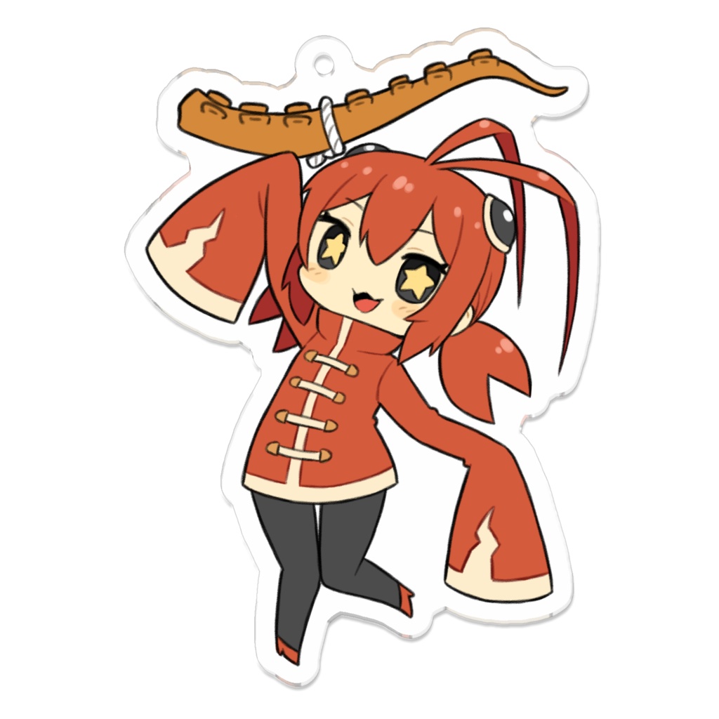 ロブスターちゃん釣り上げキーホルダー