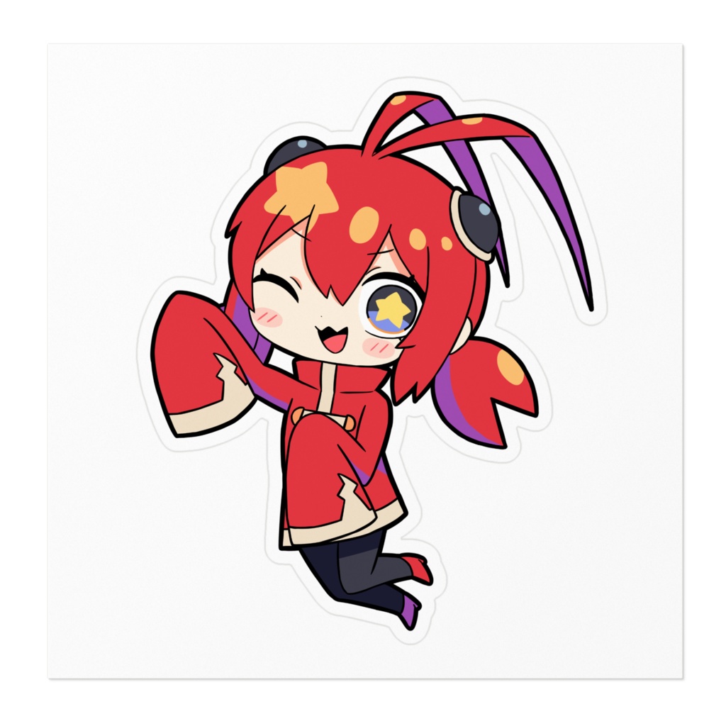 ロブスターちゃんステッカー