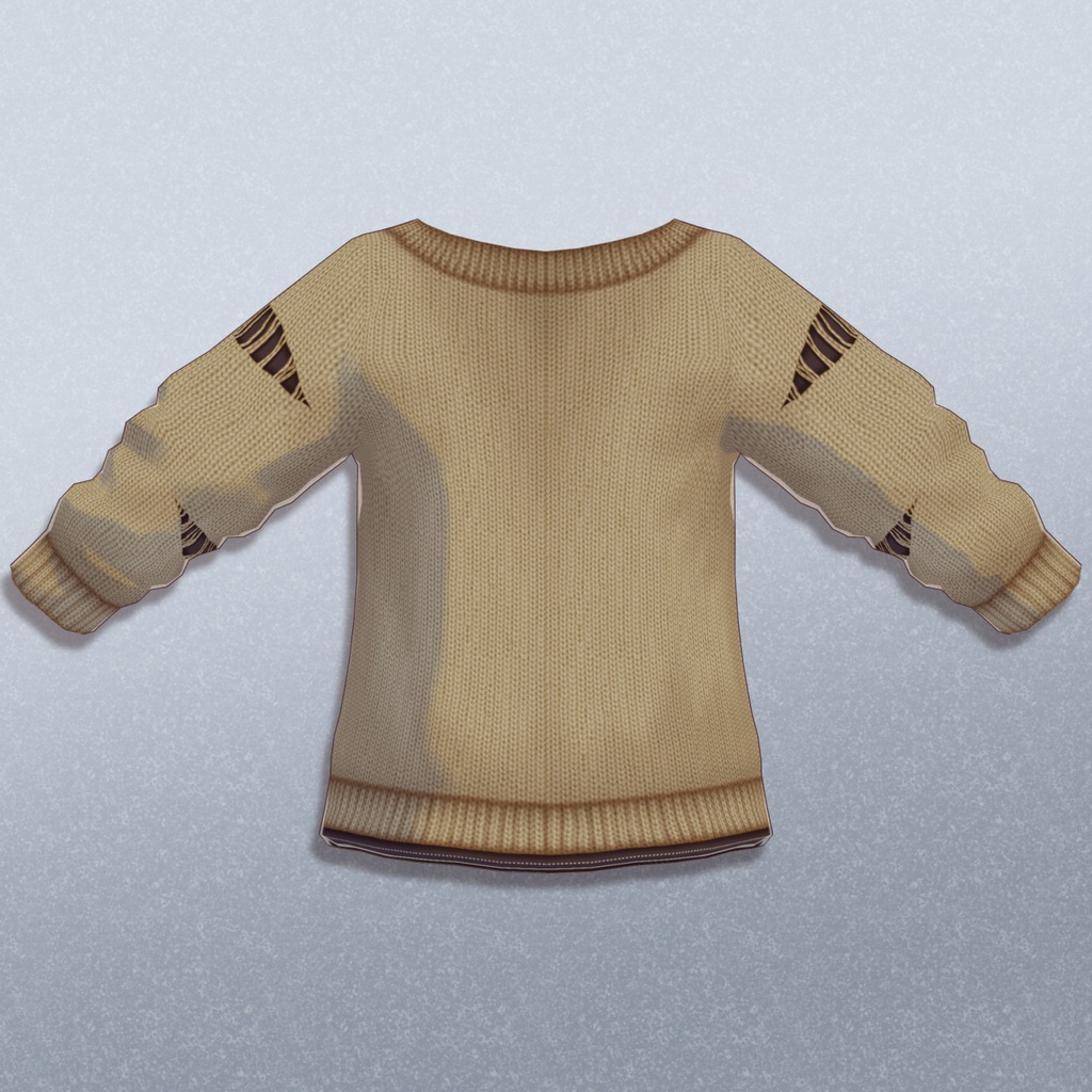 【VRoid】DamageSweater/ダメージセーター