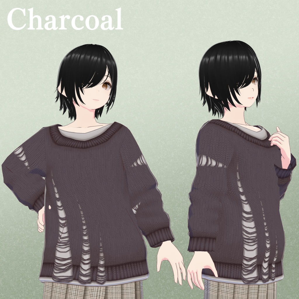 【VRoid】DamageSweater/ダメージセーター