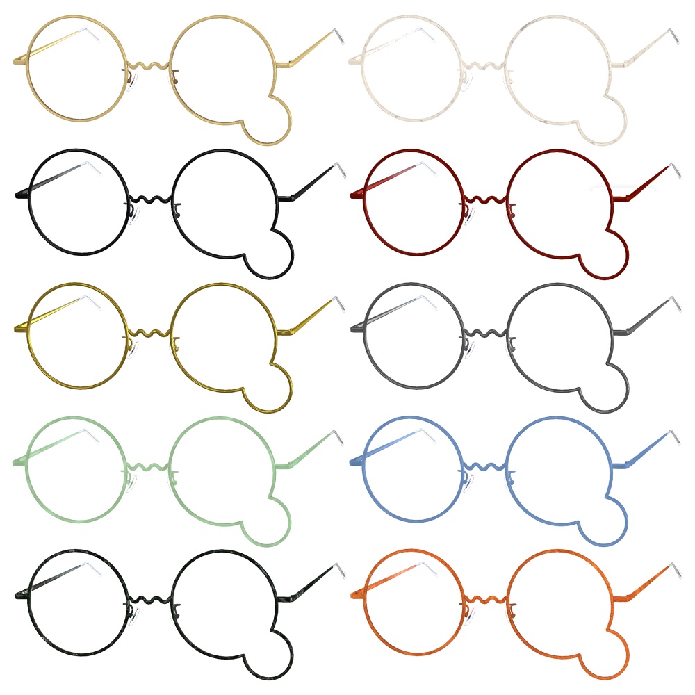 【3D衣装】涙メガネ / TearsGlasses【汎用 / Lapwing調整済み】