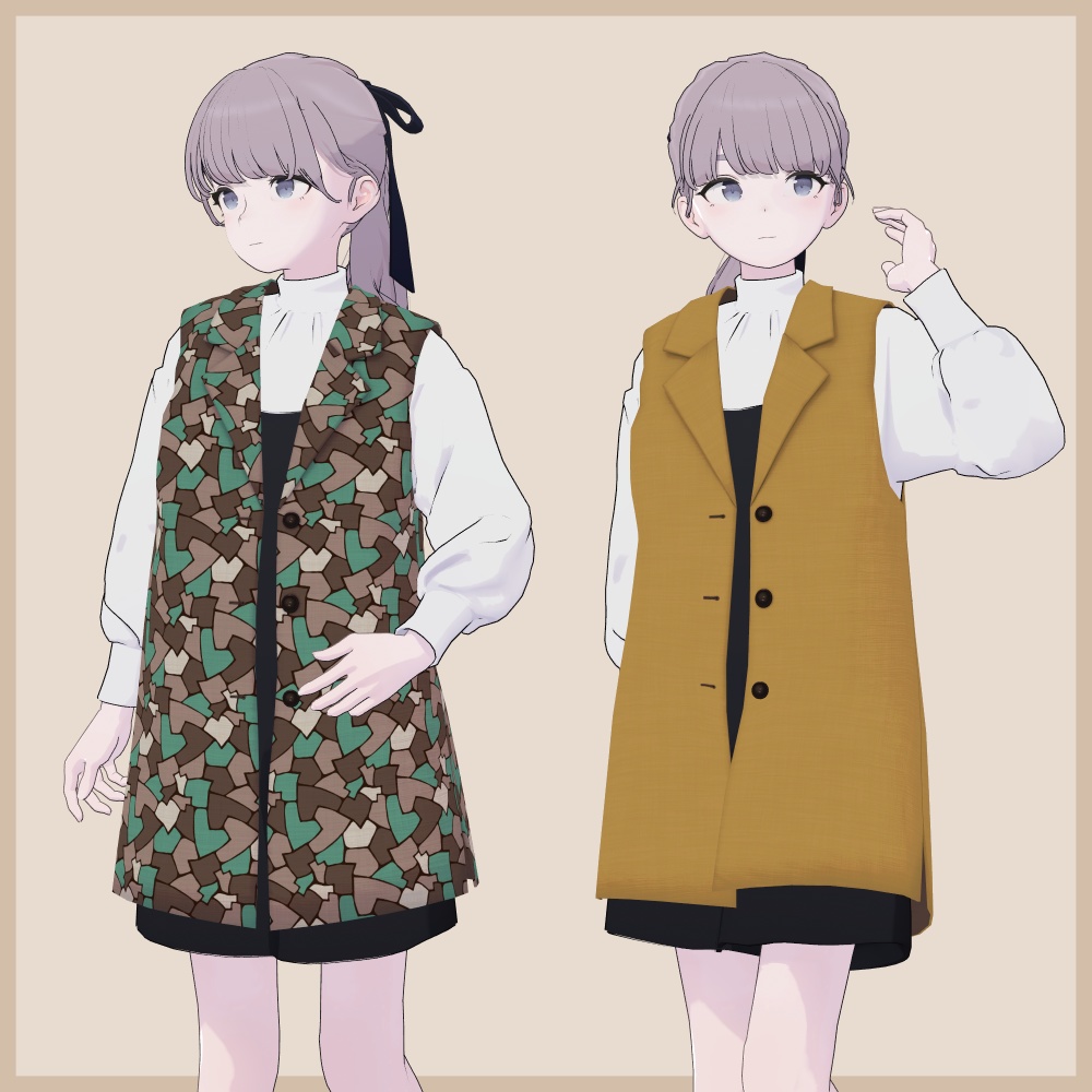 【Lapwing】Gilet / Vest_ジレ/ベスト