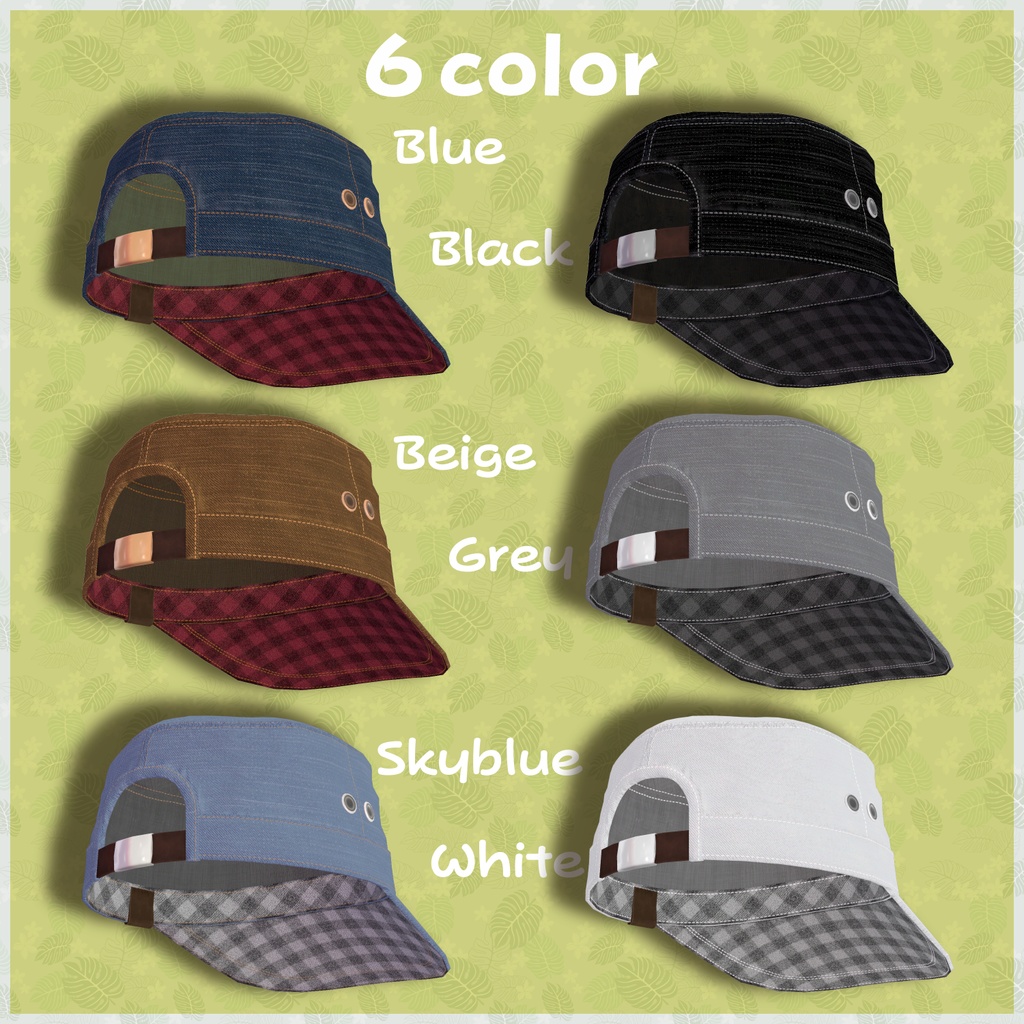 【3D衣装】ワークキャップ / WorkCap